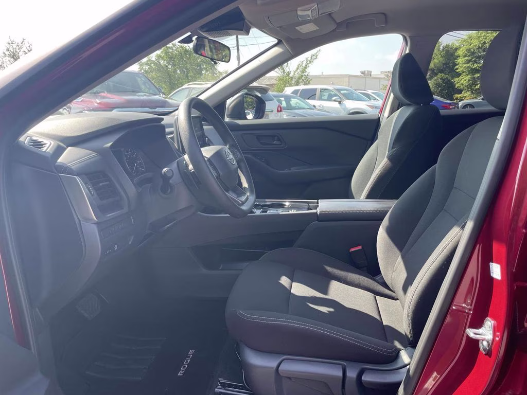 2025 Scarlet Ember Tintcoat Nissan Rogue S FWD SUV