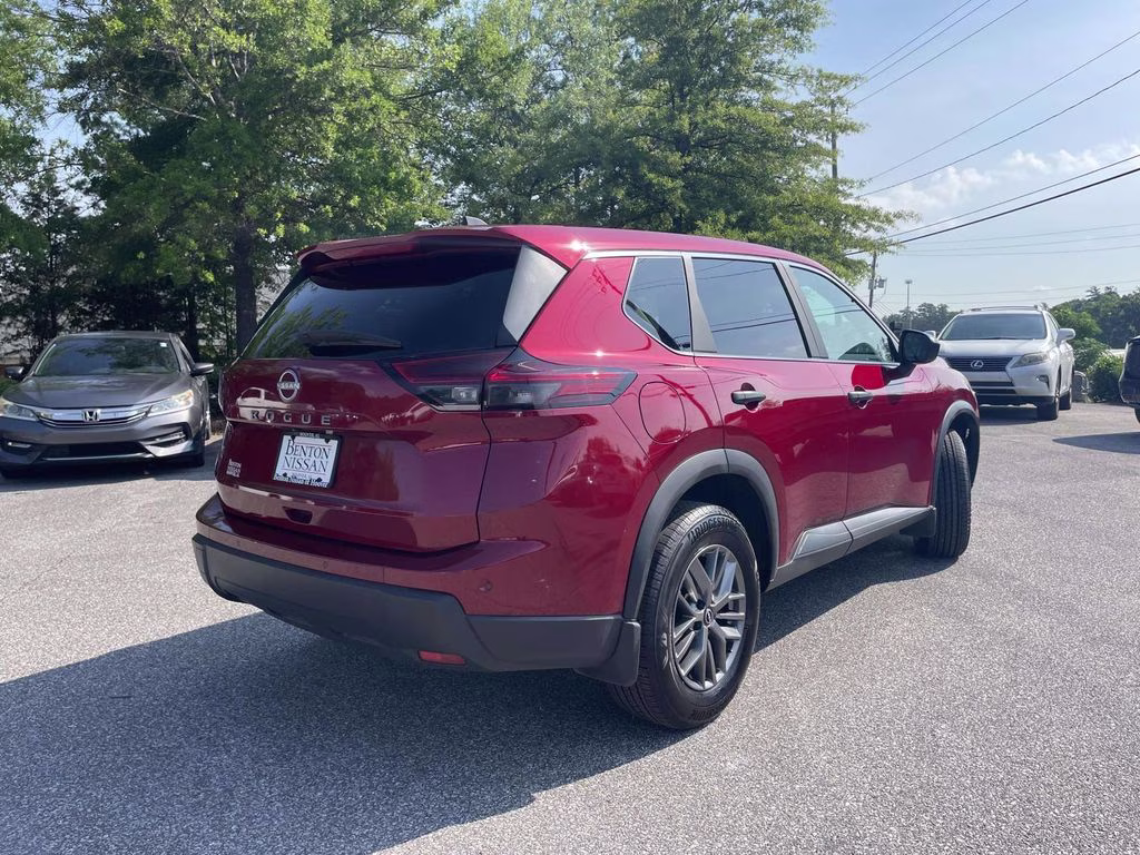 2025 Scarlet Ember Tintcoat Nissan Rogue S FWD SUV