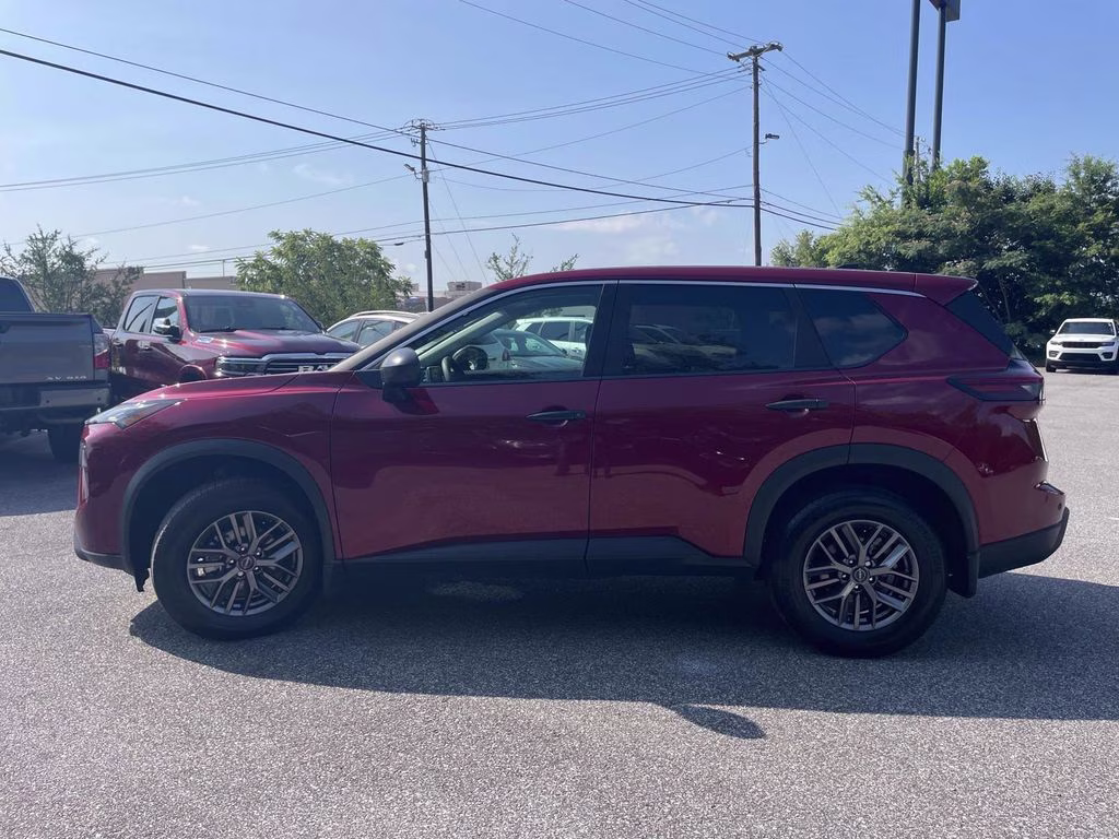 2025 Scarlet Ember Tintcoat Nissan Rogue S FWD SUV