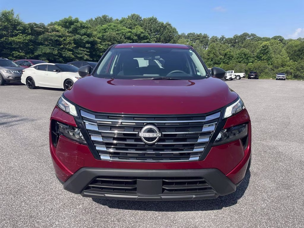 2025 Scarlet Ember Tintcoat Nissan Rogue S FWD SUV