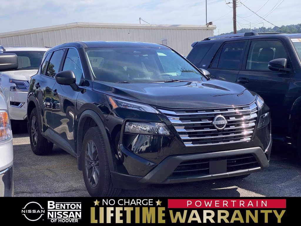 2025 Super Black Nissan Rogue S FWD SUV