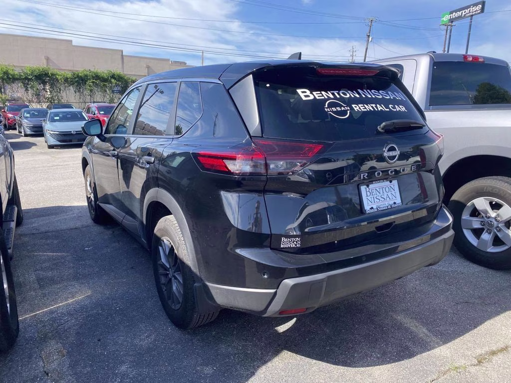 2025 Super Black Nissan Rogue S FWD SUV