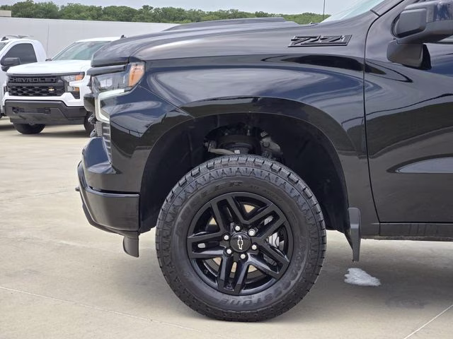 2024 Black Chevrolet Silverado 1500 LT Trail Boss 4X4 Truck