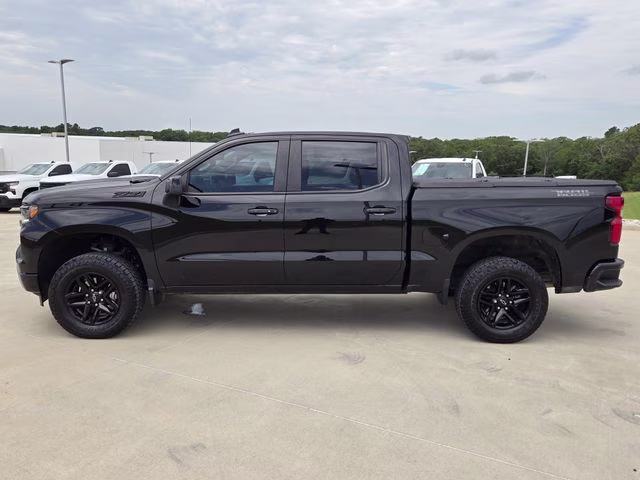 2024 Black Chevrolet Silverado 1500 LT Trail Boss 4X4 Truck