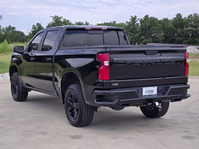 2024 Black Chevrolet Silverado 1500 LT Trail Boss 4X4 Truck