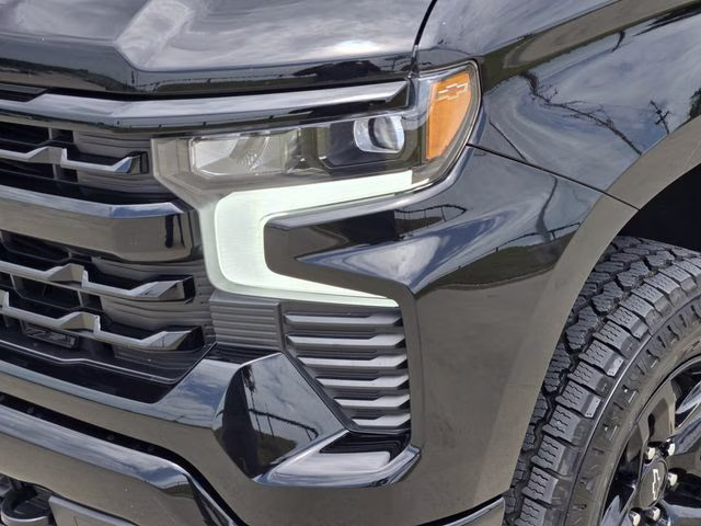2024 Black Chevrolet Silverado 1500 LT Trail Boss 4X4 Truck