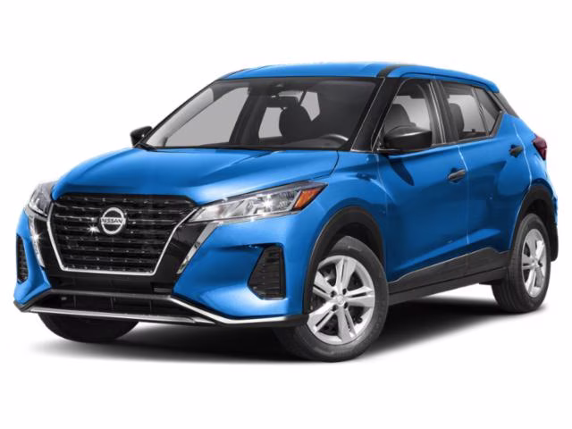 2021 Electric Blue Metallic Nissan Kicks S FWD