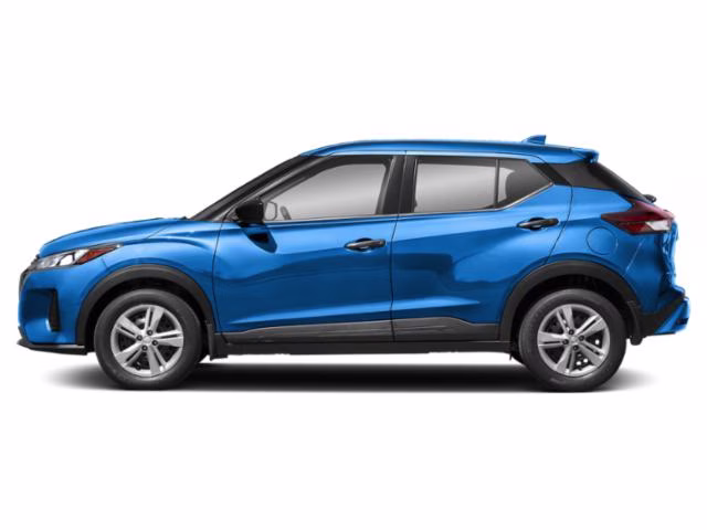 2021 Electric Blue Metallic Nissan Kicks S FWD