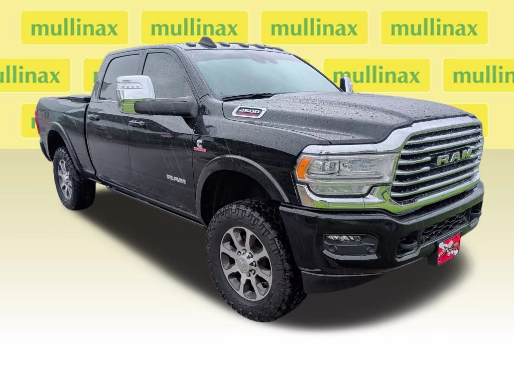 2024 Diamond Black Crystal Pearlcoat Ram 2500 Longhorn 4X4 Truck