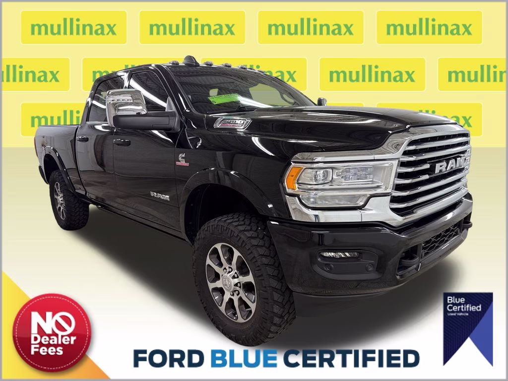 2024 Diamond Black Crystal Pearlcoat Ram 2500 Longhorn 4X4 Truck