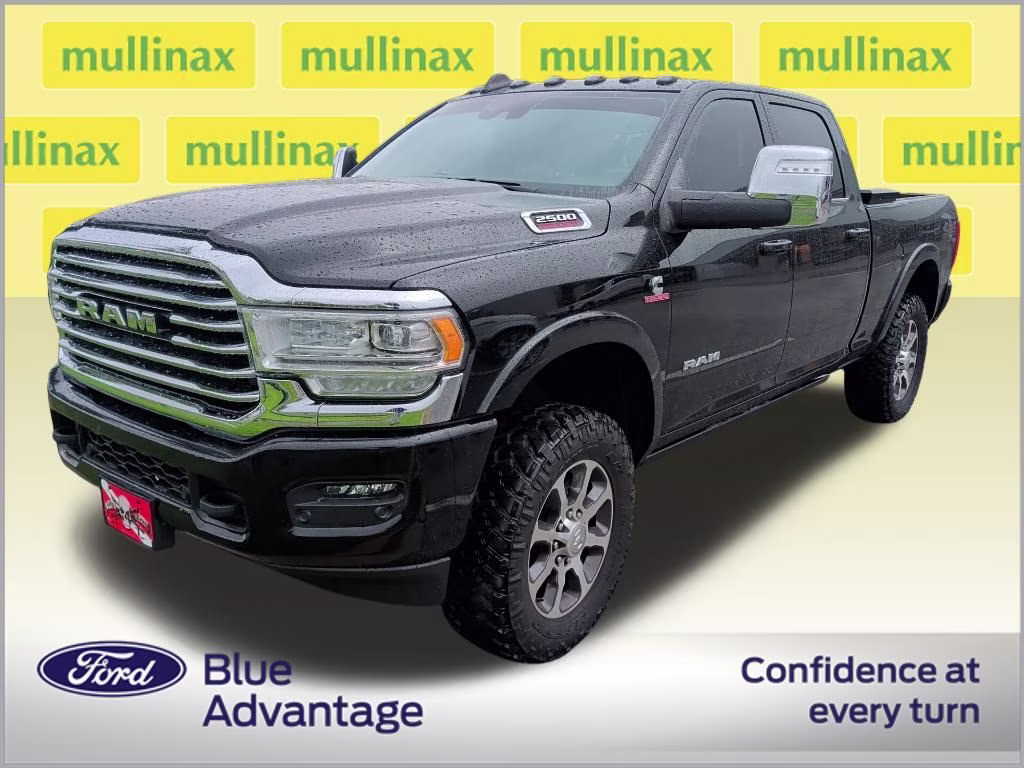 2024 Diamond Black Crystal Pearlcoat Ram 2500 Longhorn 4X4 Truck