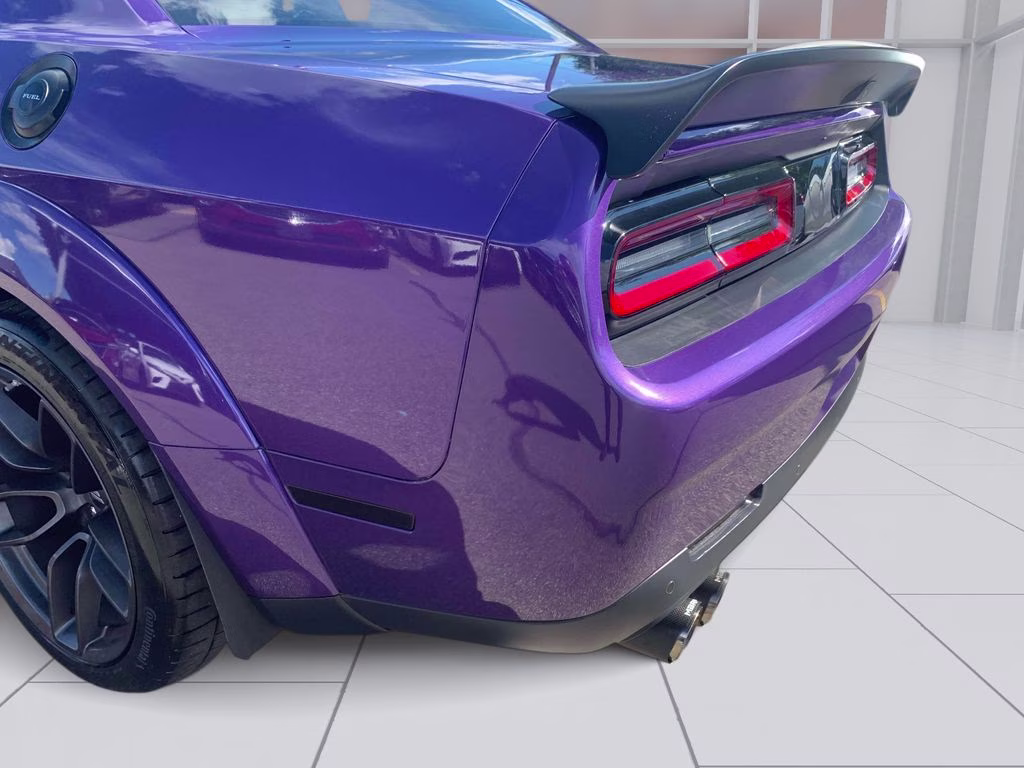 2019 Plum Crazy Pearlcoat Dodge Challenger R/T Scat Pack Widebody RWD Coupe