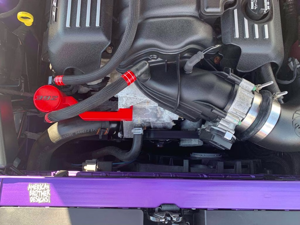 2019 Plum Crazy Pearlcoat Dodge Challenger R/T Scat Pack Widebody RWD Coupe