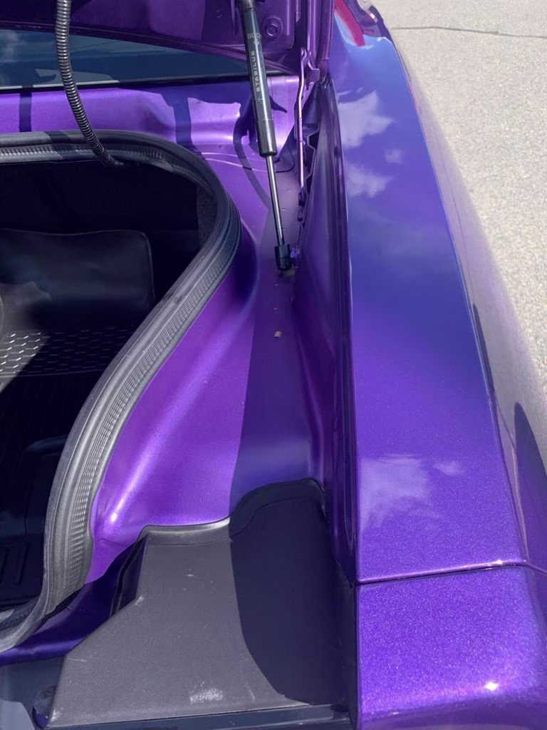 2019 Plum Crazy Pearlcoat Dodge Challenger R/T Scat Pack Widebody RWD Coupe