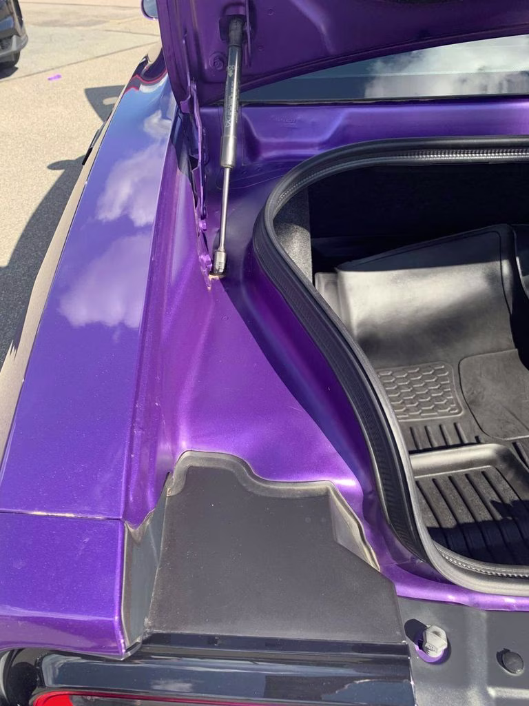 2019 Plum Crazy Pearlcoat Dodge Challenger R/T Scat Pack Widebody RWD Coupe
