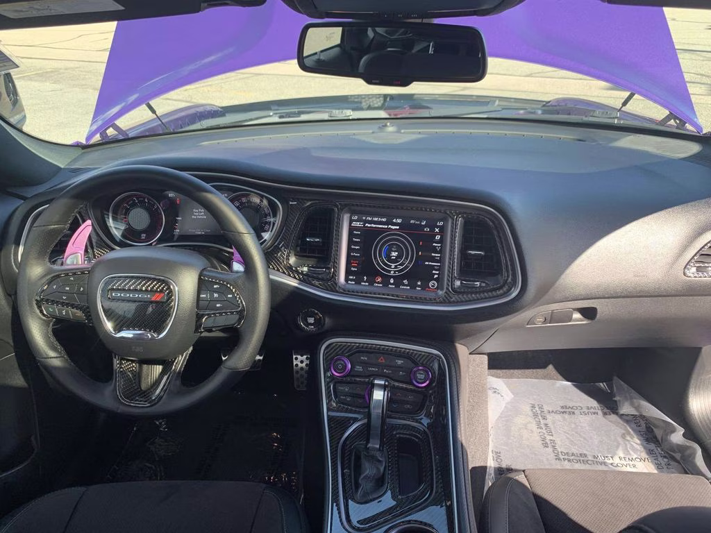 2019 Plum Crazy Pearlcoat Dodge Challenger R/T Scat Pack Widebody RWD Coupe