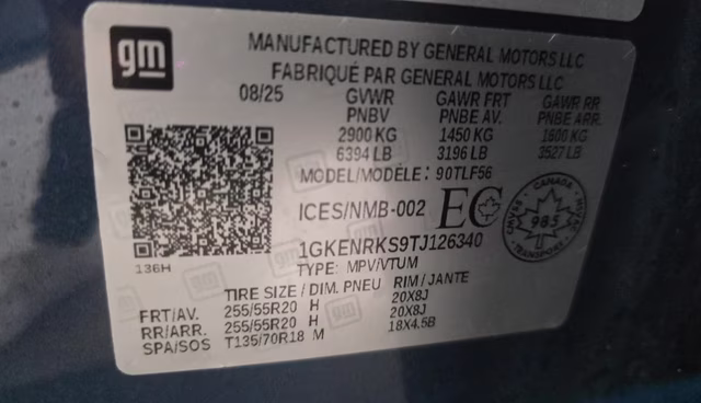2026 Blue GMC Acadia Denali AWD SUV