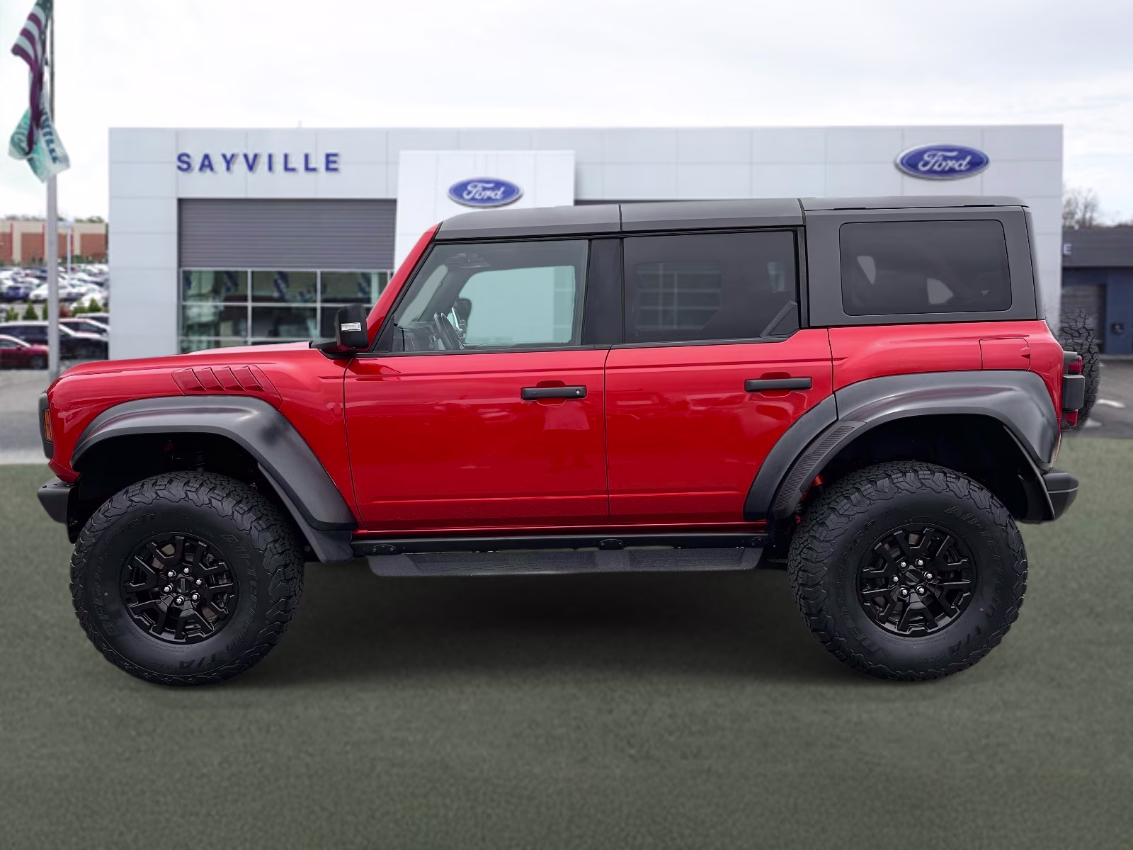 2023 Hot Pepper Red Metallic Tinted Clearcoat Ford Bronco Raptor 4 Door Advanced 4x4 4X4 SUV