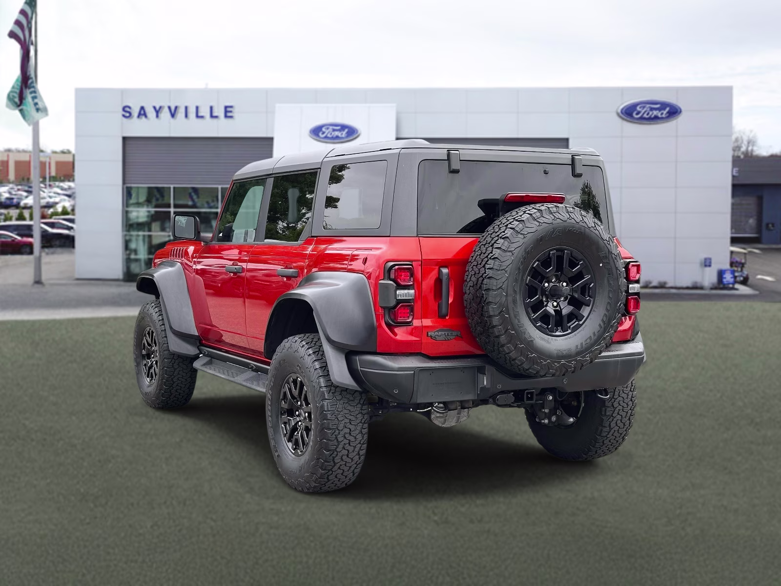 2023 Hot Pepper Red Metallic Tinted Clearcoat Ford Bronco Raptor 4 Door Advanced 4x4 4X4 SUV