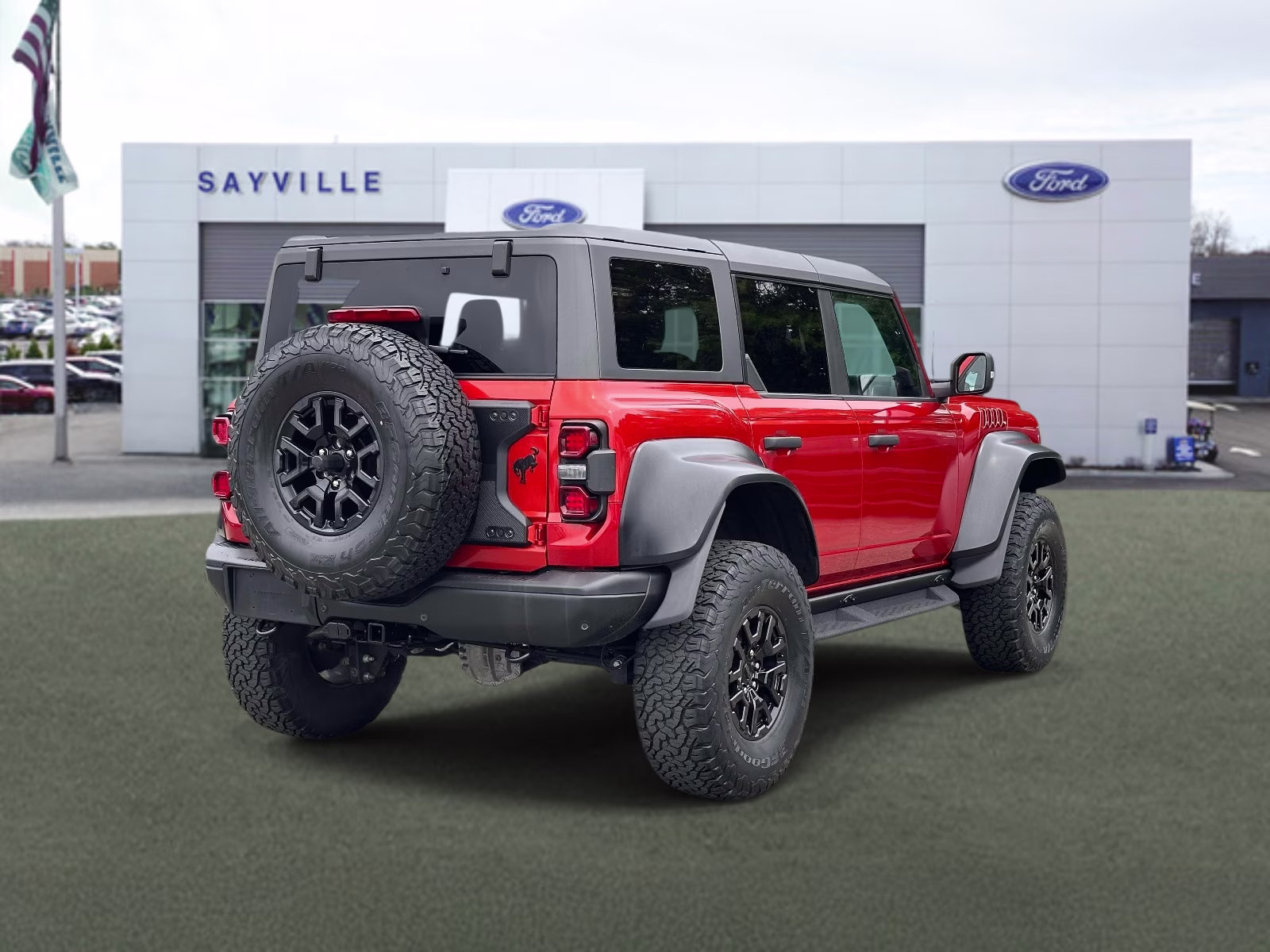 2023 Hot Pepper Red Metallic Tinted Clearcoat Ford Bronco Raptor 4 Door Advanced 4x4 4X4 SUV