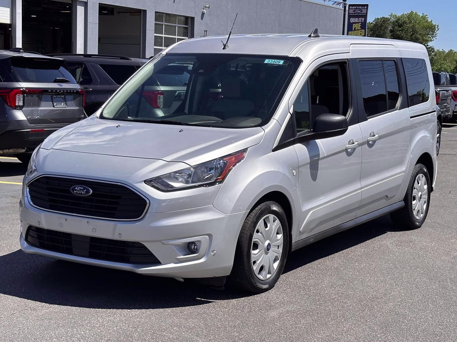 2022 Silver Ford Transit Connect Wagon XLT LWB w/Rear Liftgate FWD Van