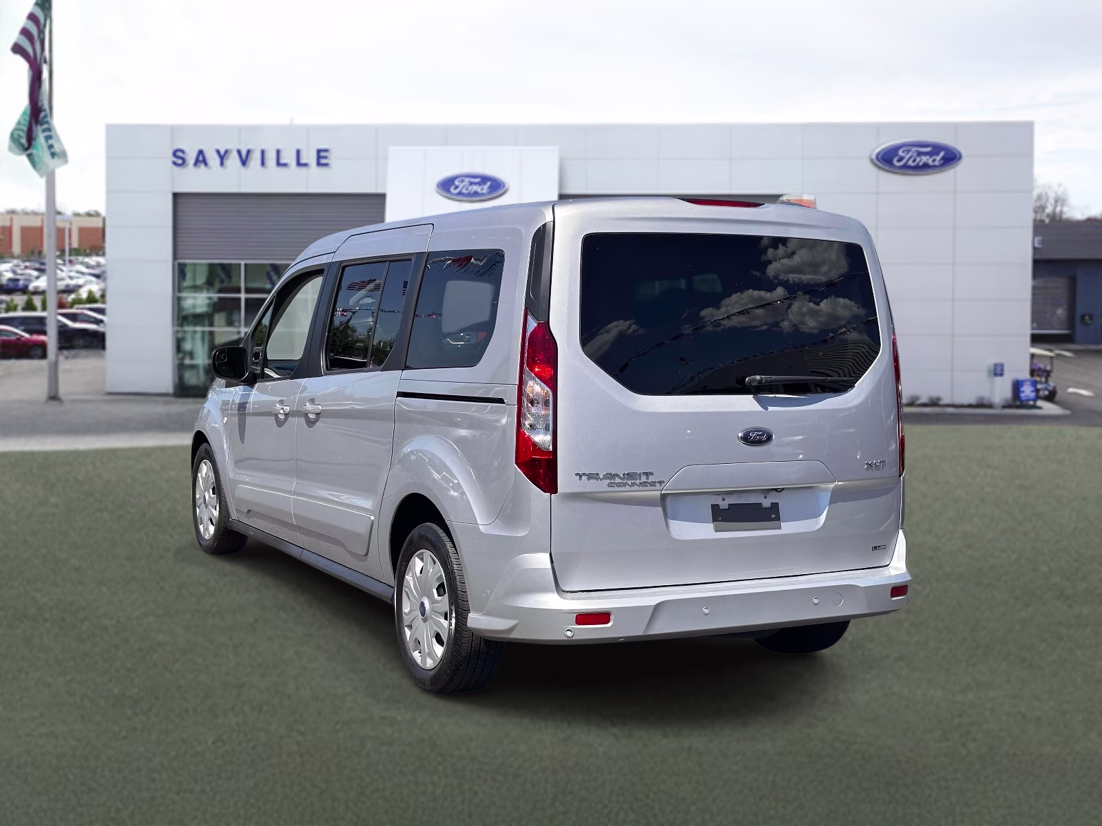 2022 Silver Ford Transit Connect Wagon XLT LWB w/Rear Liftgate FWD Van