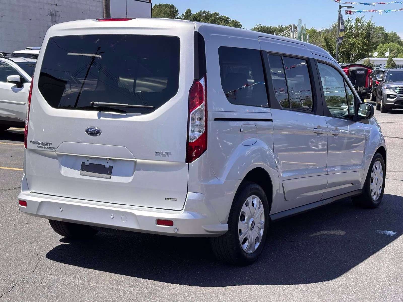2022 Silver Ford Transit Connect Wagon XLT LWB w/Rear Liftgate FWD Van