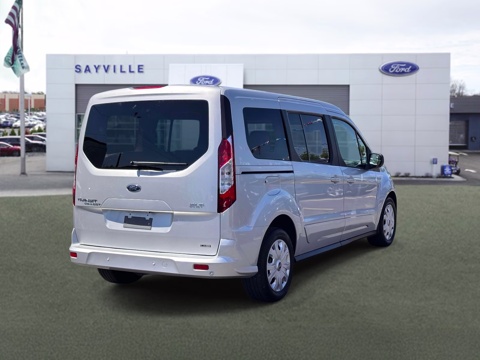 2022 Silver Ford Transit Connect Wagon XLT LWB w/Rear Liftgate FWD Van