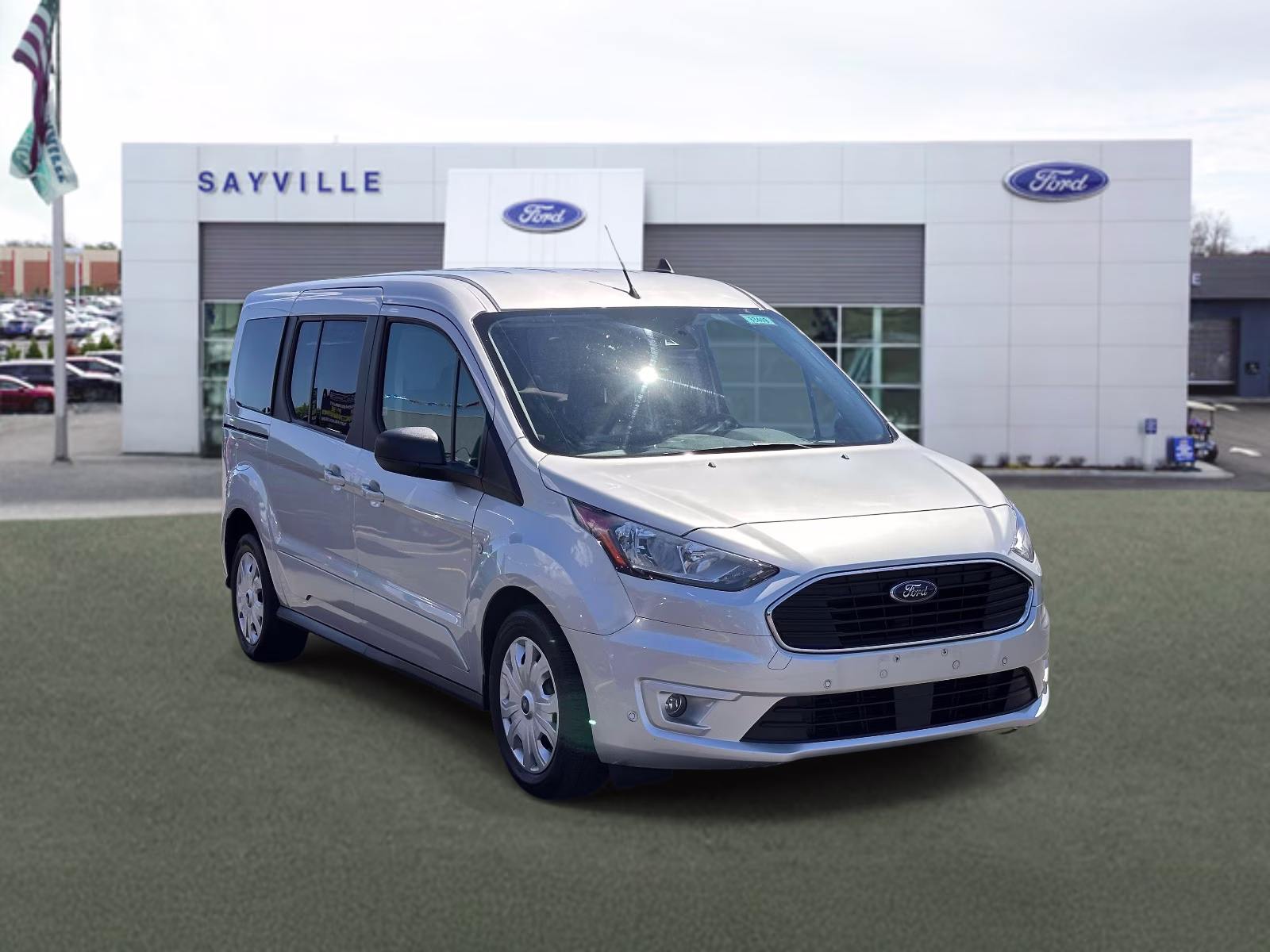 2022 Silver Ford Transit Connect Wagon XLT LWB w/Rear Liftgate FWD Van