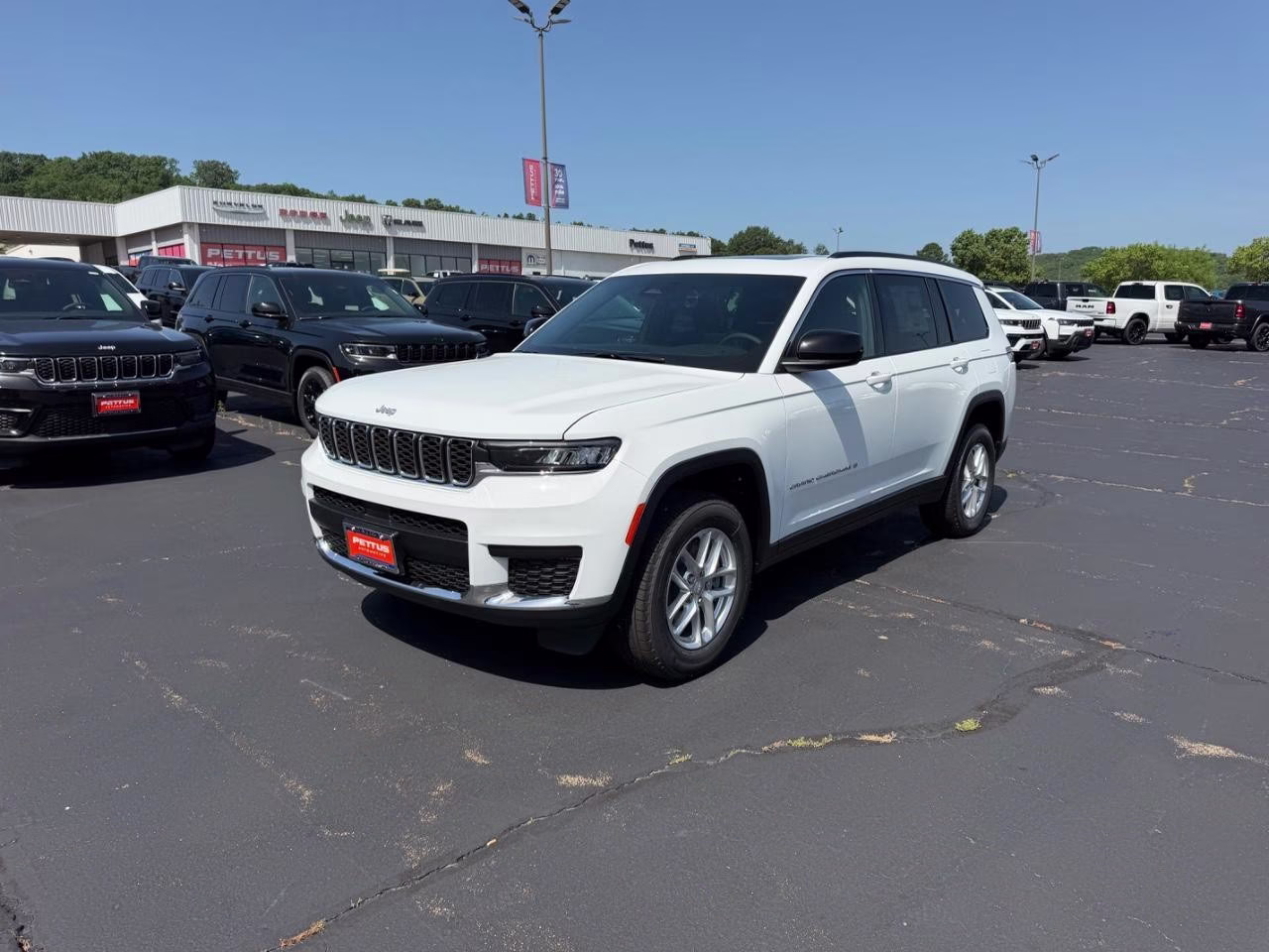 2026 Bright White Clearcoat Jeep Grand Cherokee L Laredo X 4X4 SUV