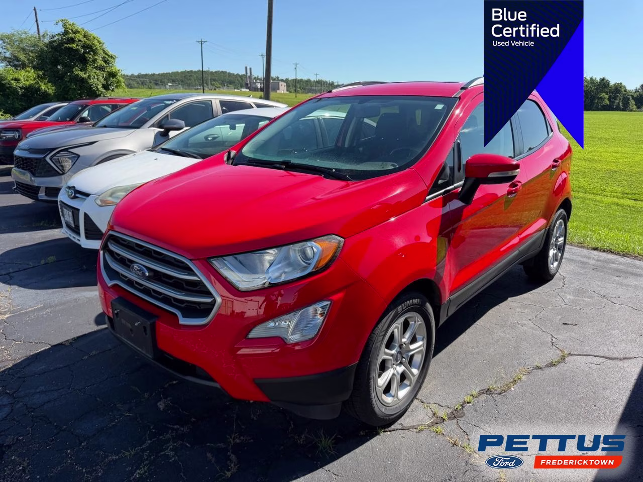 2018 Race Red Ford EcoSport SE FWD SUV