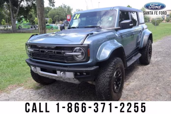 2024 Gray Ford Bronco Raptor 4X4 Convertible