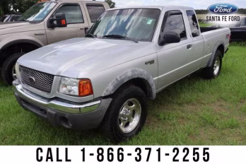 2003 Silver Ford Ranger XLT FX4 Off-Road 4X4 Truck