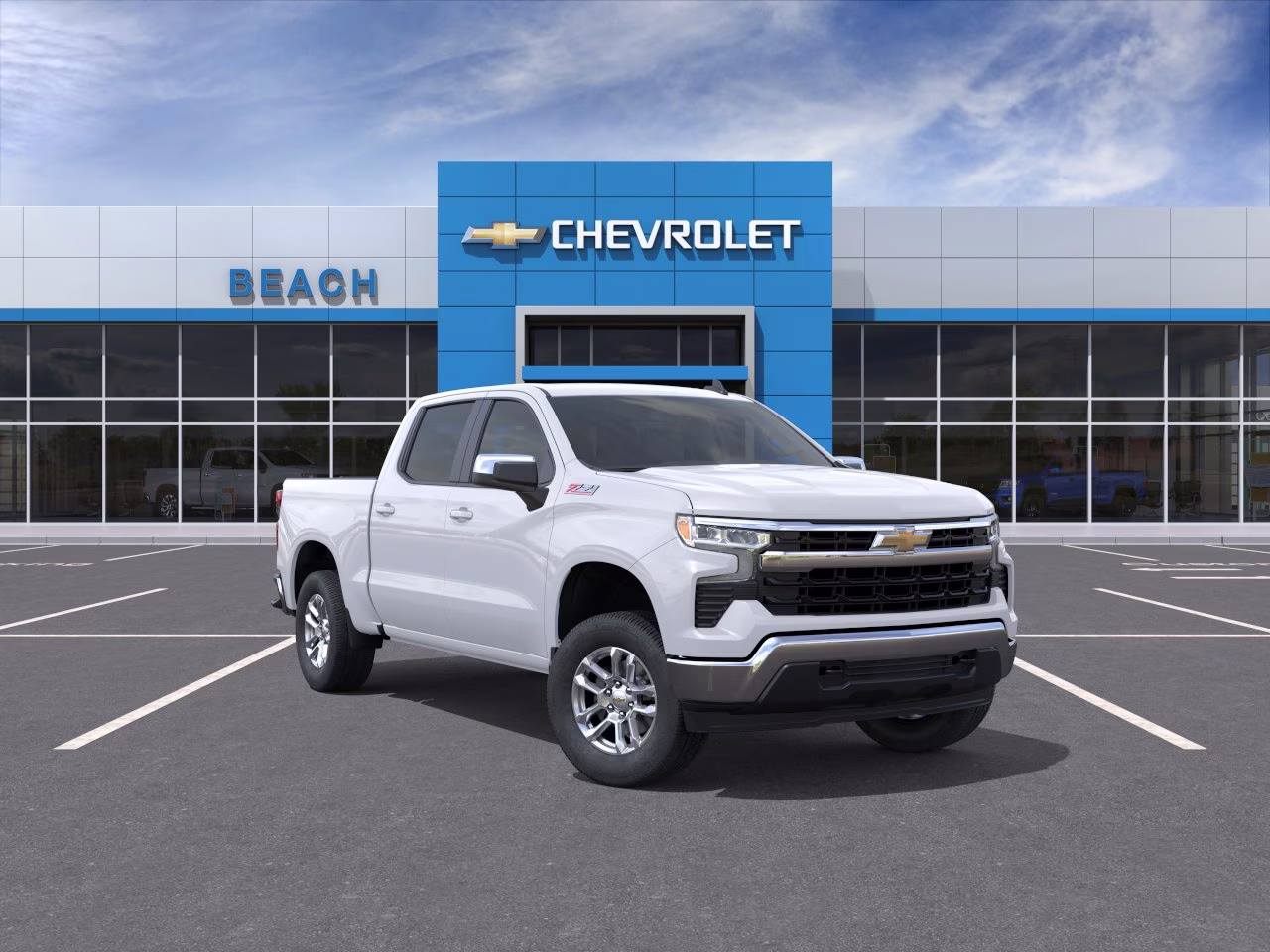 2026 Summit White Chevrolet Silverado 1500 LT 4X4 Truck
