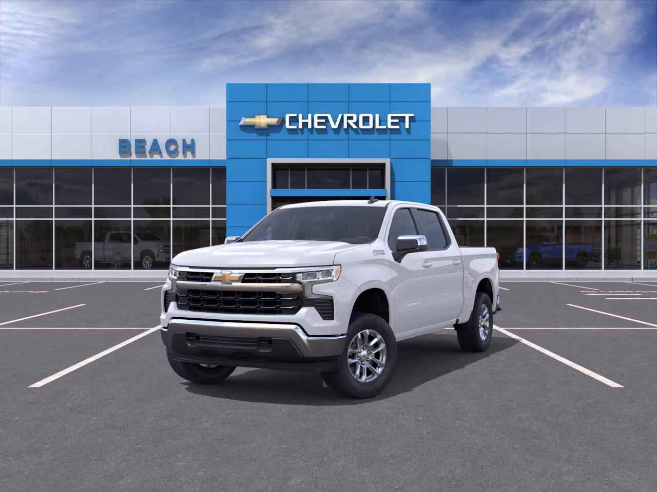 2026 Summit White Chevrolet Silverado 1500 LT 4X4 Truck