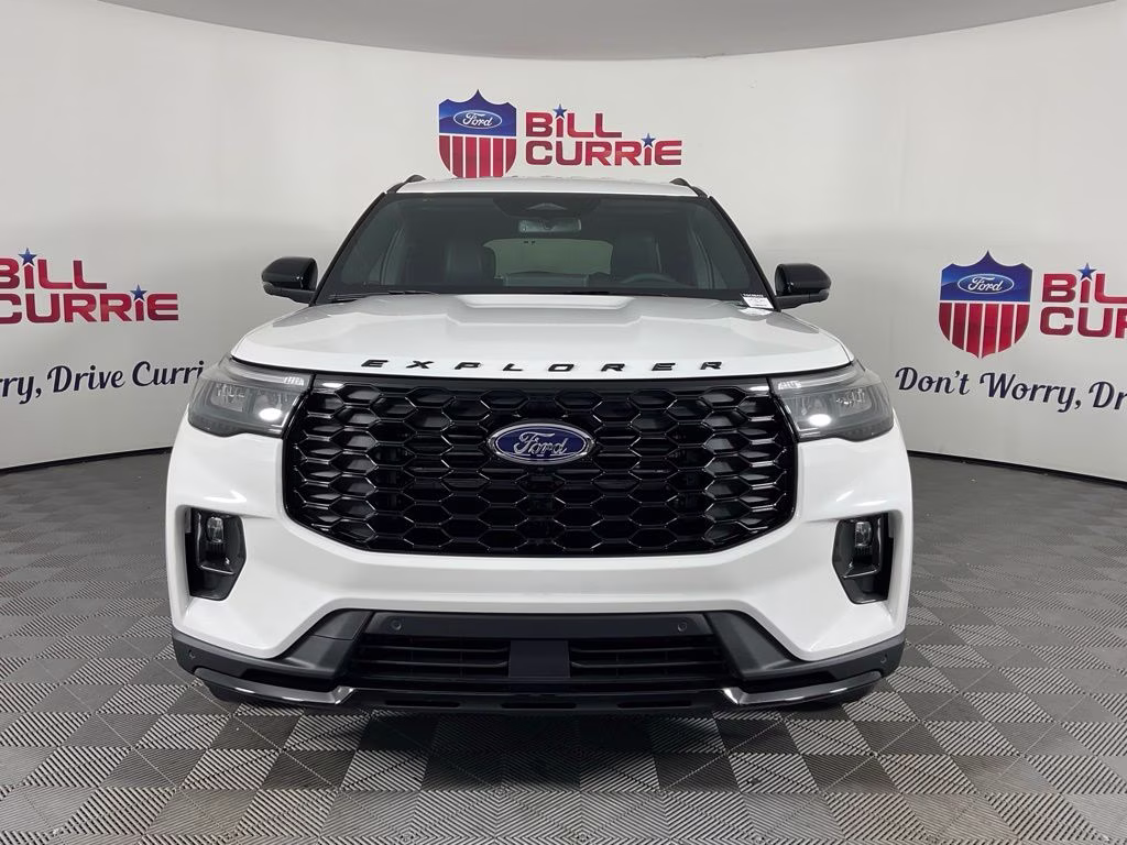 2026 White Metallic Ford Explorer ST-Line RWD SUV