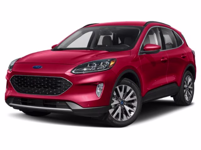 2021 Red Metallic Ford Escape Titanium AWD SUV