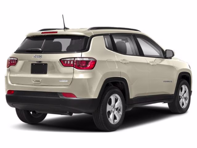 2019 Pearl White Tri-Coat Jeep Compass Limited 4X4 SUV