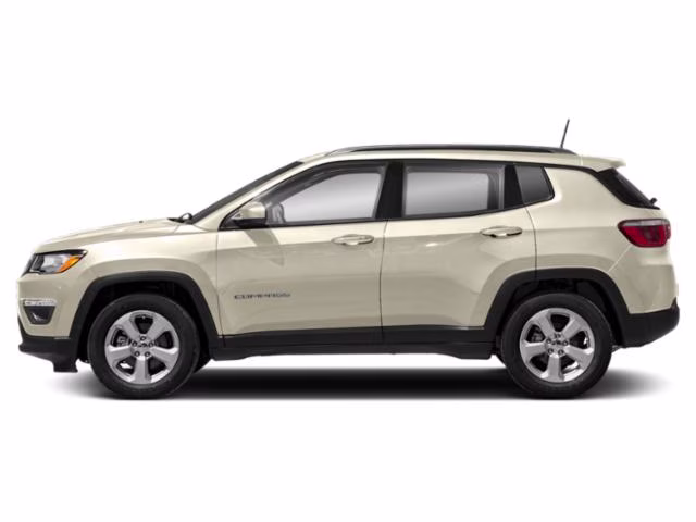 2019 Pearl White Tri-Coat Jeep Compass Limited 4X4 SUV