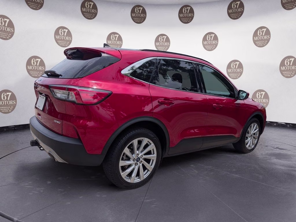 2021 Red Metallic Ford Escape Titanium AWD SUV