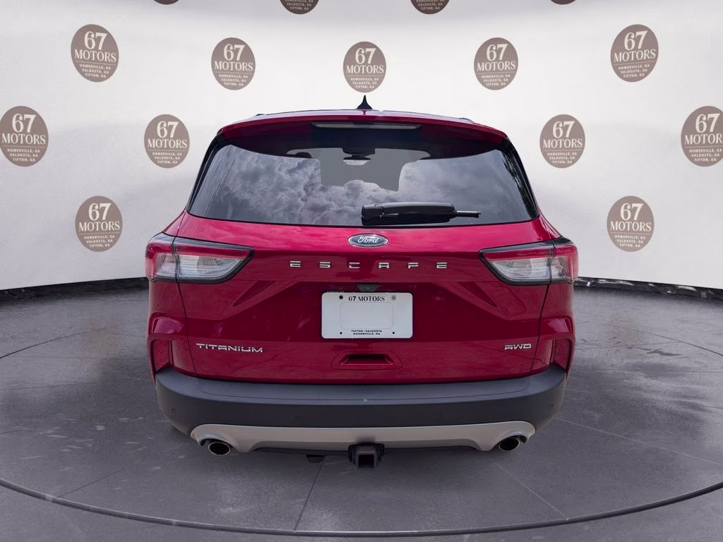 2021 Red Metallic Ford Escape Titanium AWD SUV