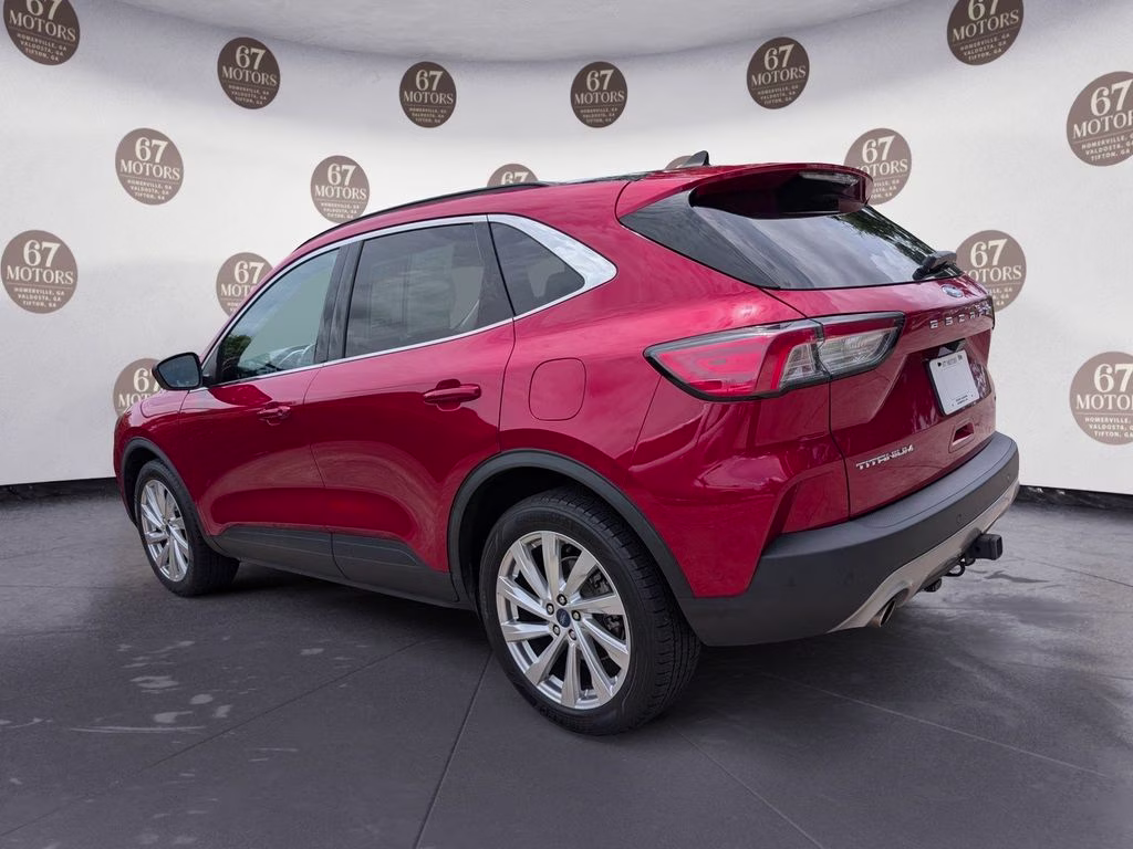 2021 Red Metallic Ford Escape Titanium AWD SUV