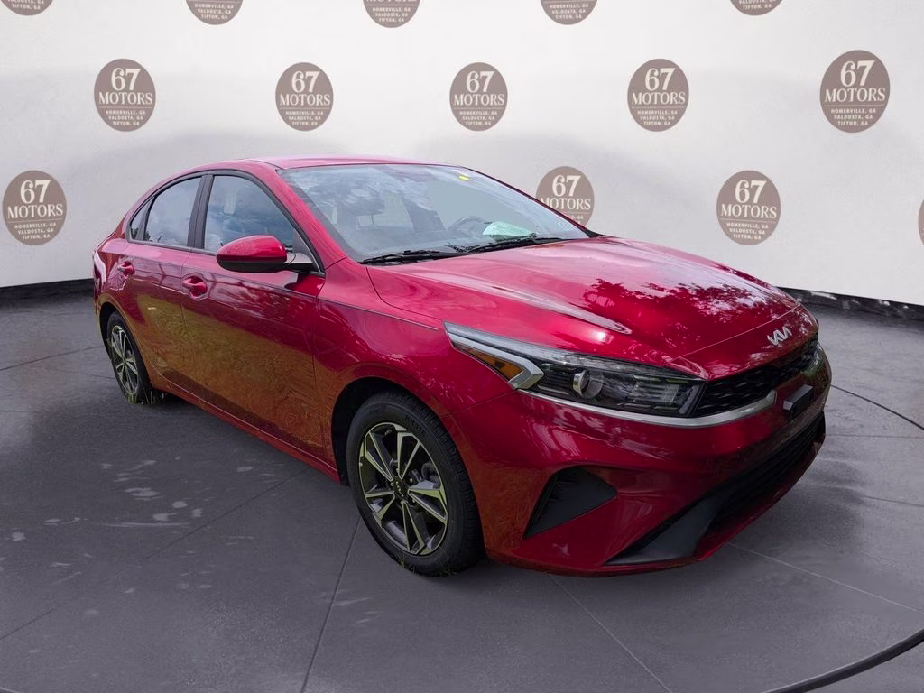 2024 Currant Red Kia Forte LXS FWD Sedan