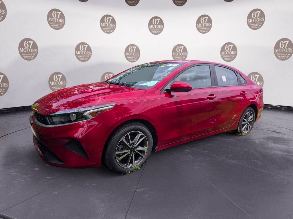 2024 Currant Red Kia Forte LXS FWD Sedan
