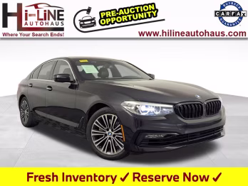 2018 Jet Black BMW 5 Series 530i xDrive AWD Sedan
