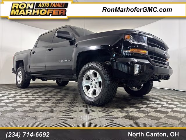 2018 Black Chevrolet Silverado 1500 LT 4X4 Truck