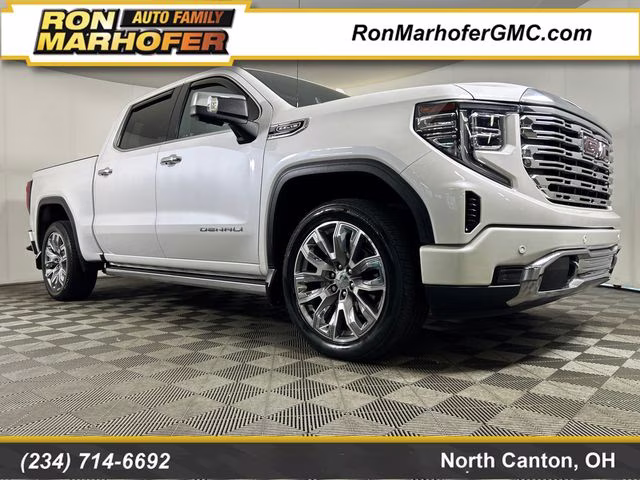 2023 White Frost Tricoat GMC Sierra 1500 Denali 4X4 Truck