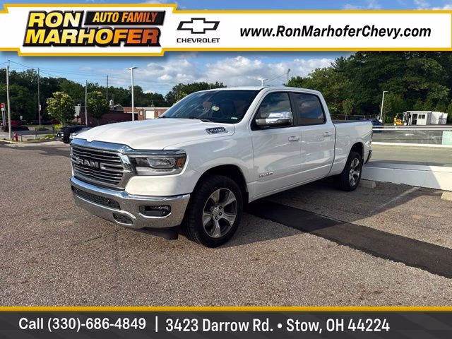 2024 Bright White Clearcoat Ram 1500 Laramie 4X4 Truck