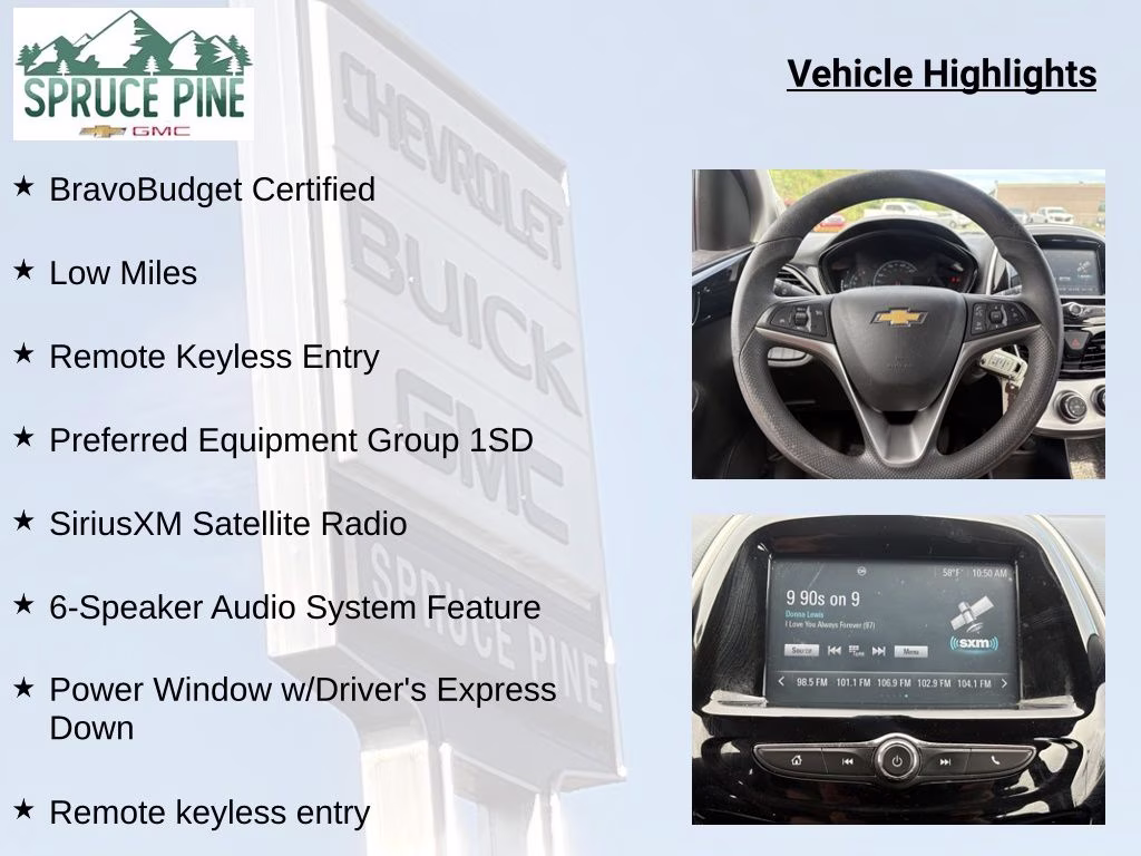 2016 Salsa Chevrolet Spark 1LT FWD Hatchback