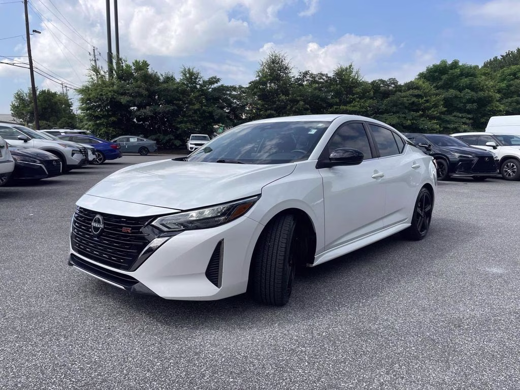 2024 Aspen White Tricoat Nissan Sentra SR FWD Sedan